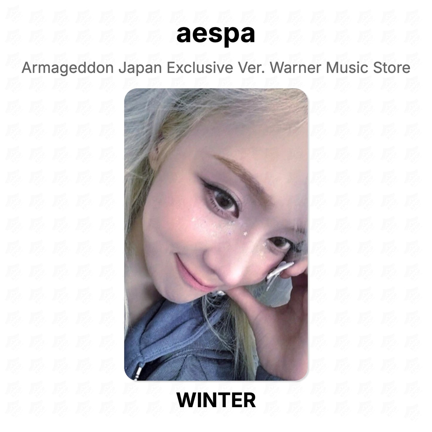 aespa Armageddon Japan Exclusive Ver. Warner Music Store Official Photocard