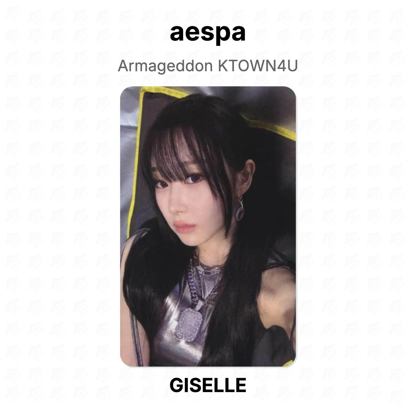 aespa Armageddon KTOWN4U Official Photocard