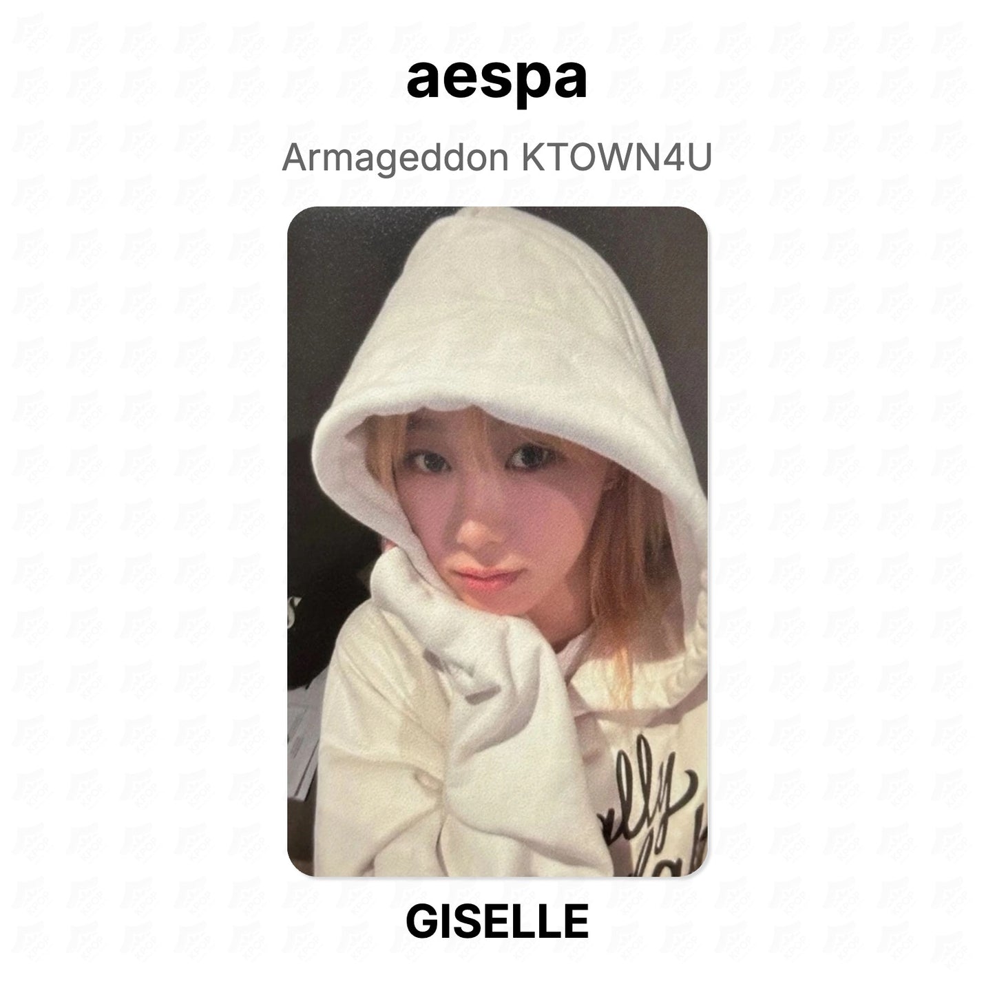 aespa Armageddon KTOWN4U Official Photocard