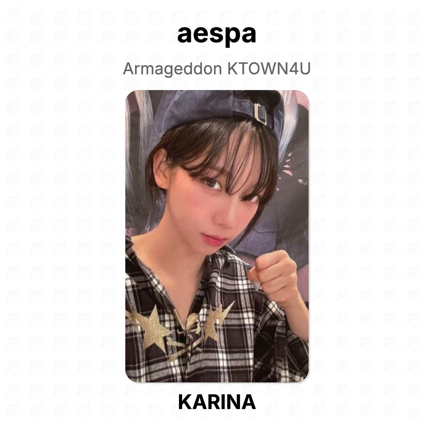 aespa Armageddon KTOWN4U Official Photocard