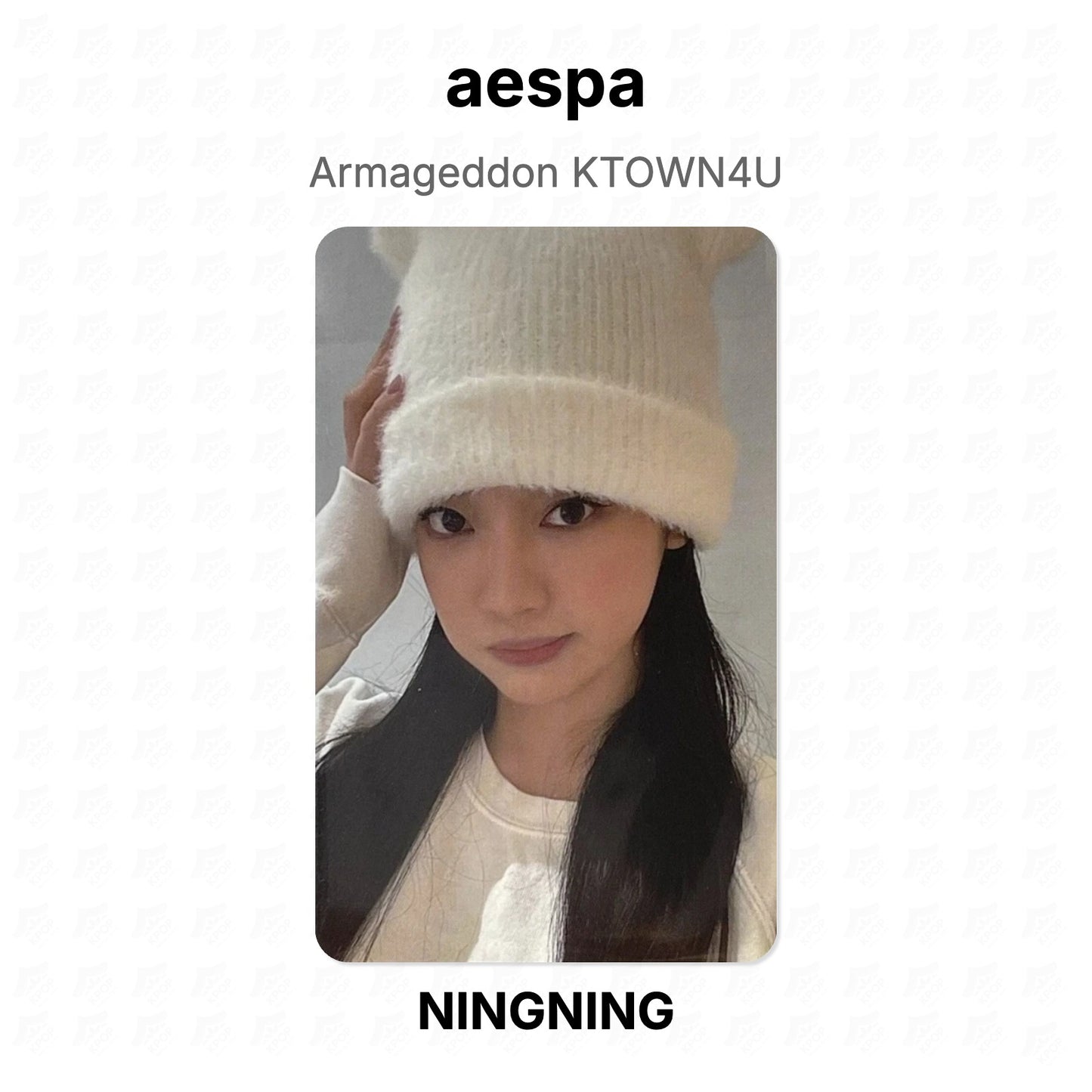 aespa Armageddon KTOWN4U Official Photocard