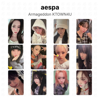 aespa Armageddon KTOWN4U Official Photocard