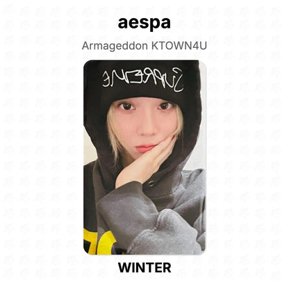 aespa Armageddon KTOWN4U Official Photocard