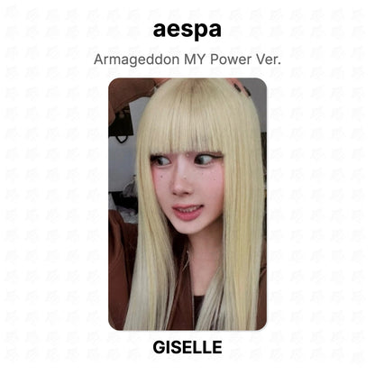 aespa Armageddon MY Power Ver. Official Photocard