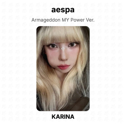 aespa Armageddon MY Power Ver. Official Photocard