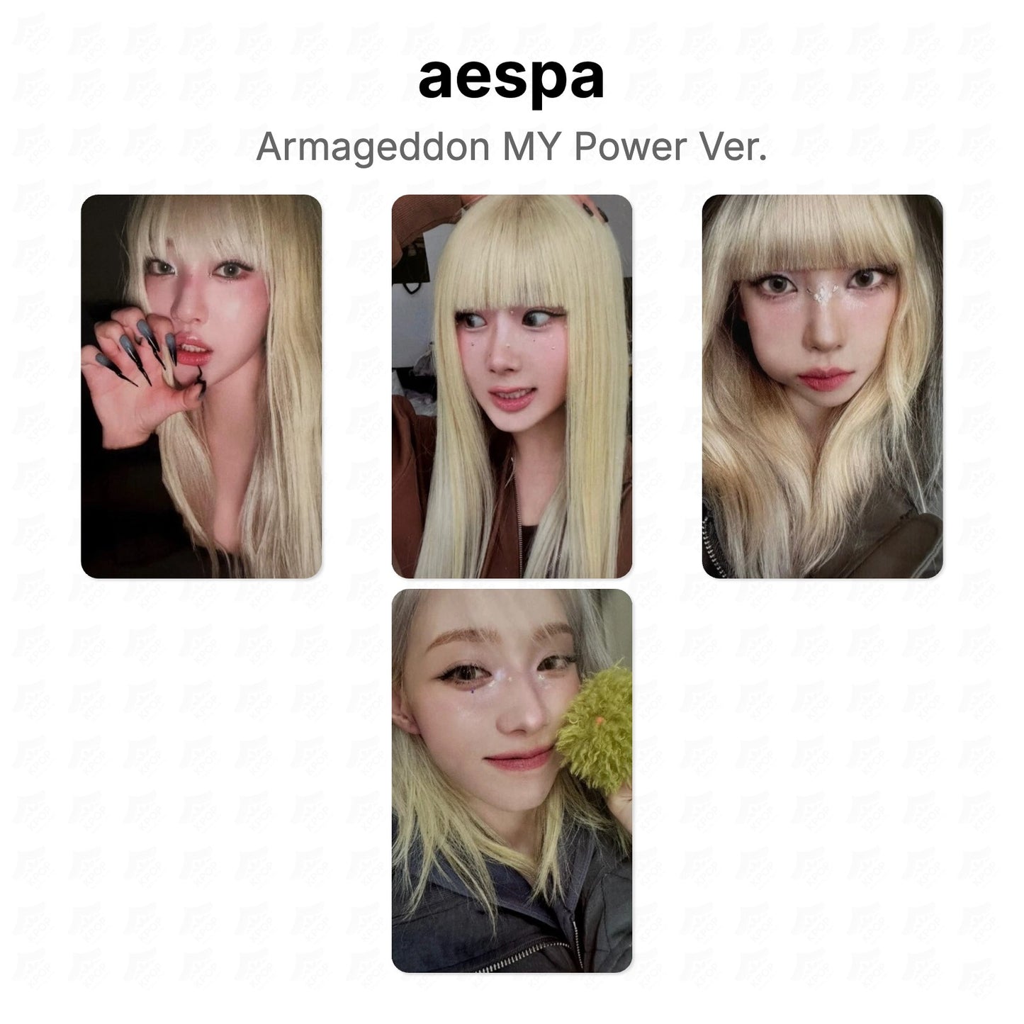 aespa Armageddon MY Power Ver. Official Photocard