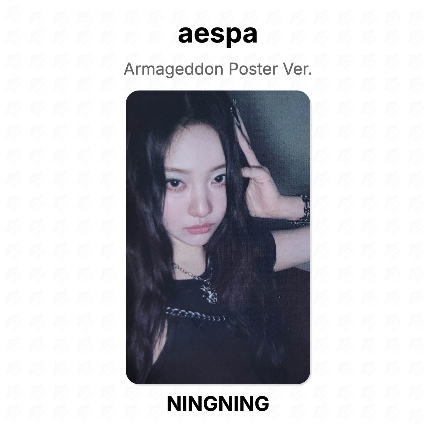 aespa Armageddon Poster Ver. Official Photocard