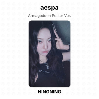 aespa Armageddon Poster Ver. Official Photocard