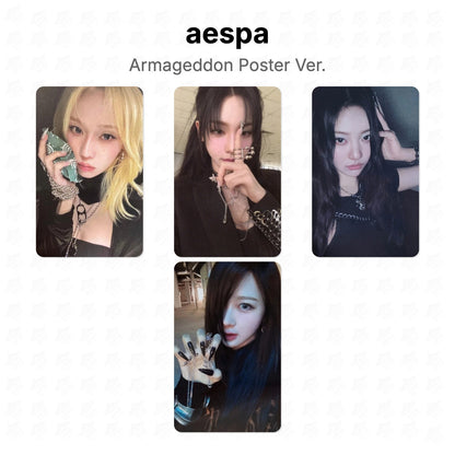 aespa Armageddon Poster Ver. Official Photocard