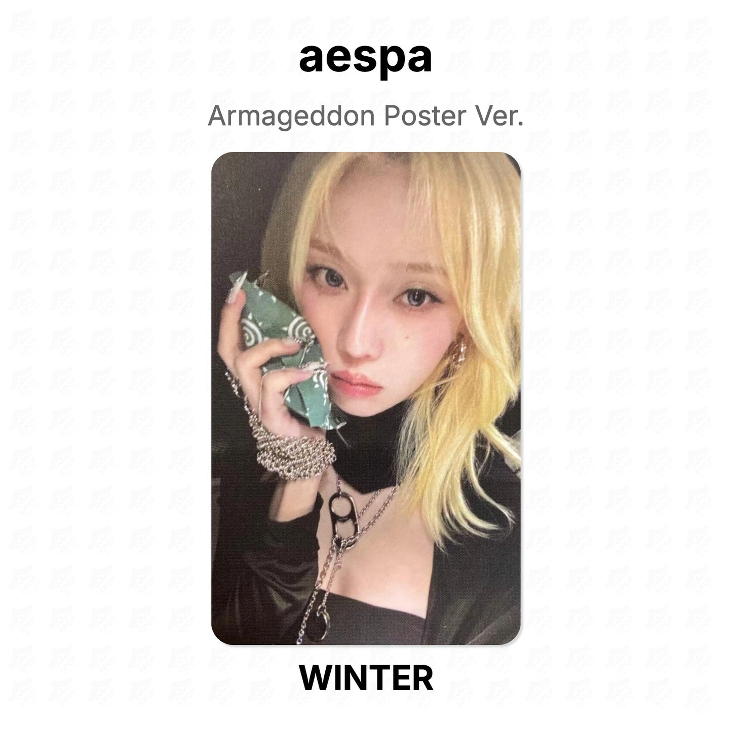 aespa Armageddon Poster Ver. Official Photocard