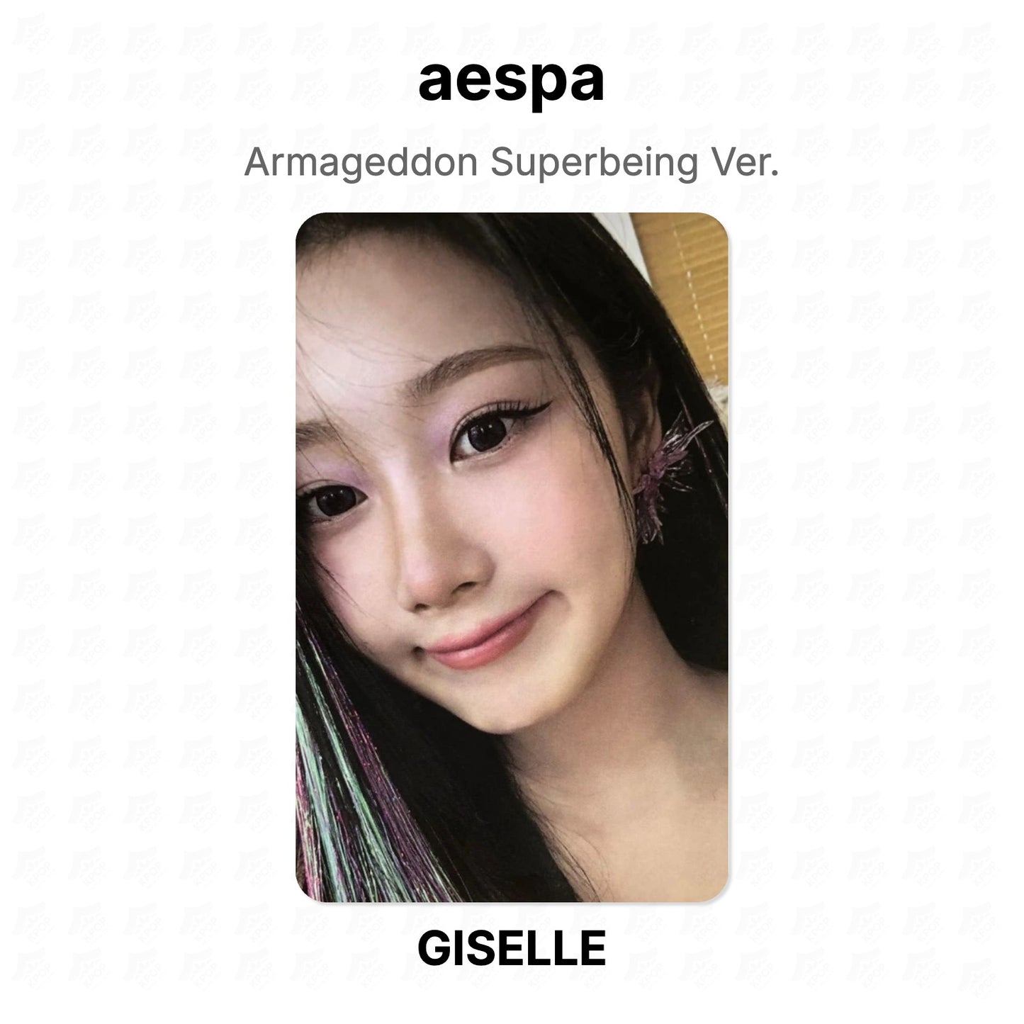 aespa Armageddon Superbeing Ver. Official Photocard