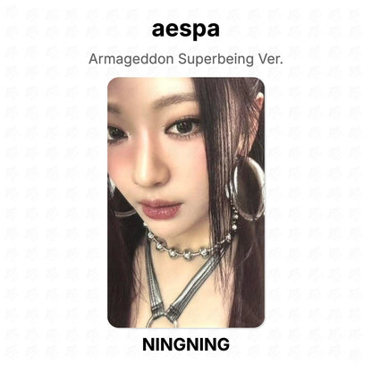 aespa Armageddon Superbeing Ver. Official Photocard