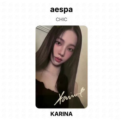 aespa CHIC Official Photocard