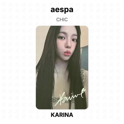 aespa CHIC Official Photocard