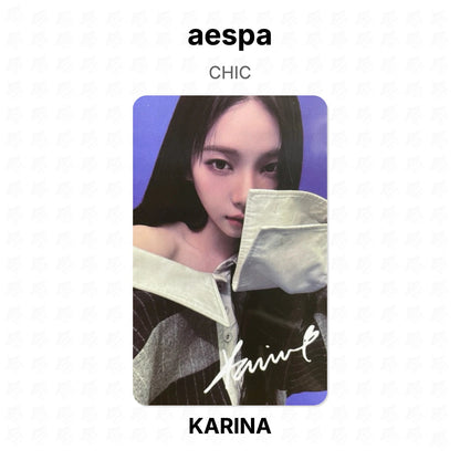 aespa CHIC Official Photocard