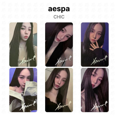aespa CHIC Official Photocard