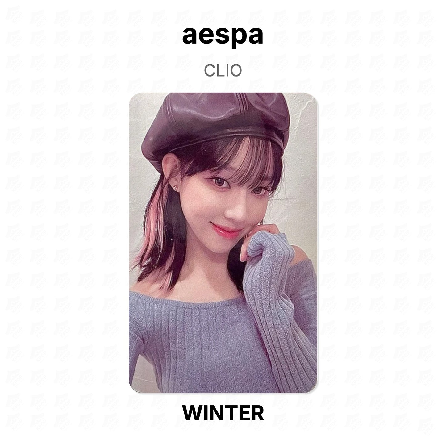 aespa CLIO Official Photocard