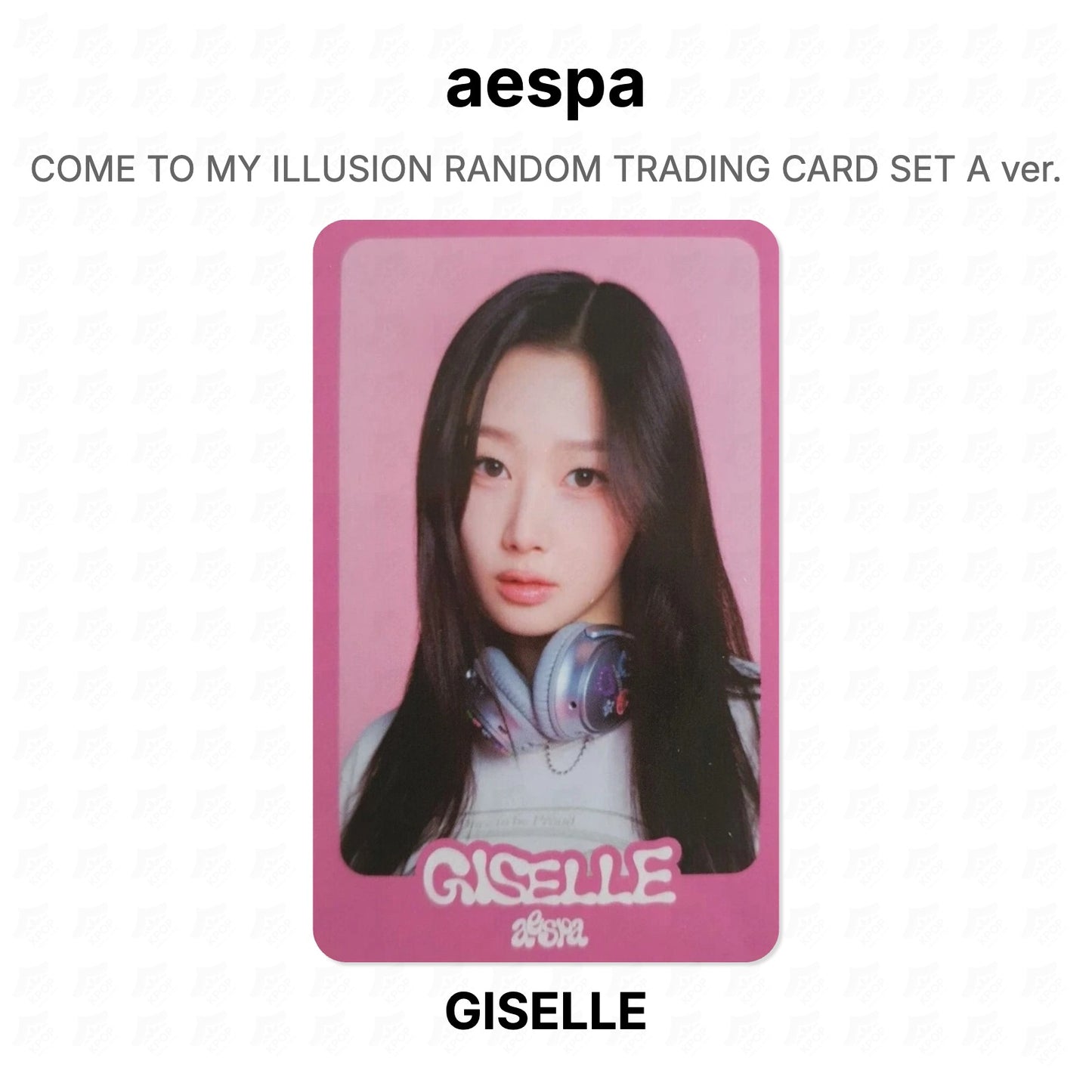 aespa COME TO MY ILLUSION RANDOM TRADING CARD SET A ver. Official Photocard