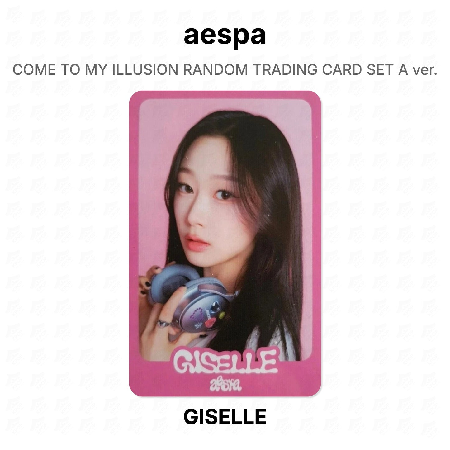 aespa COME TO MY ILLUSION RANDOM TRADING CARD SET A ver. Official Photocard