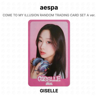 aespa COME TO MY ILLUSION RANDOM TRADING CARD SET A ver. Official Photocard