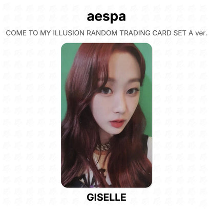 aespa COME TO MY ILLUSION RANDOM TRADING CARD SET A ver. Official Photocard