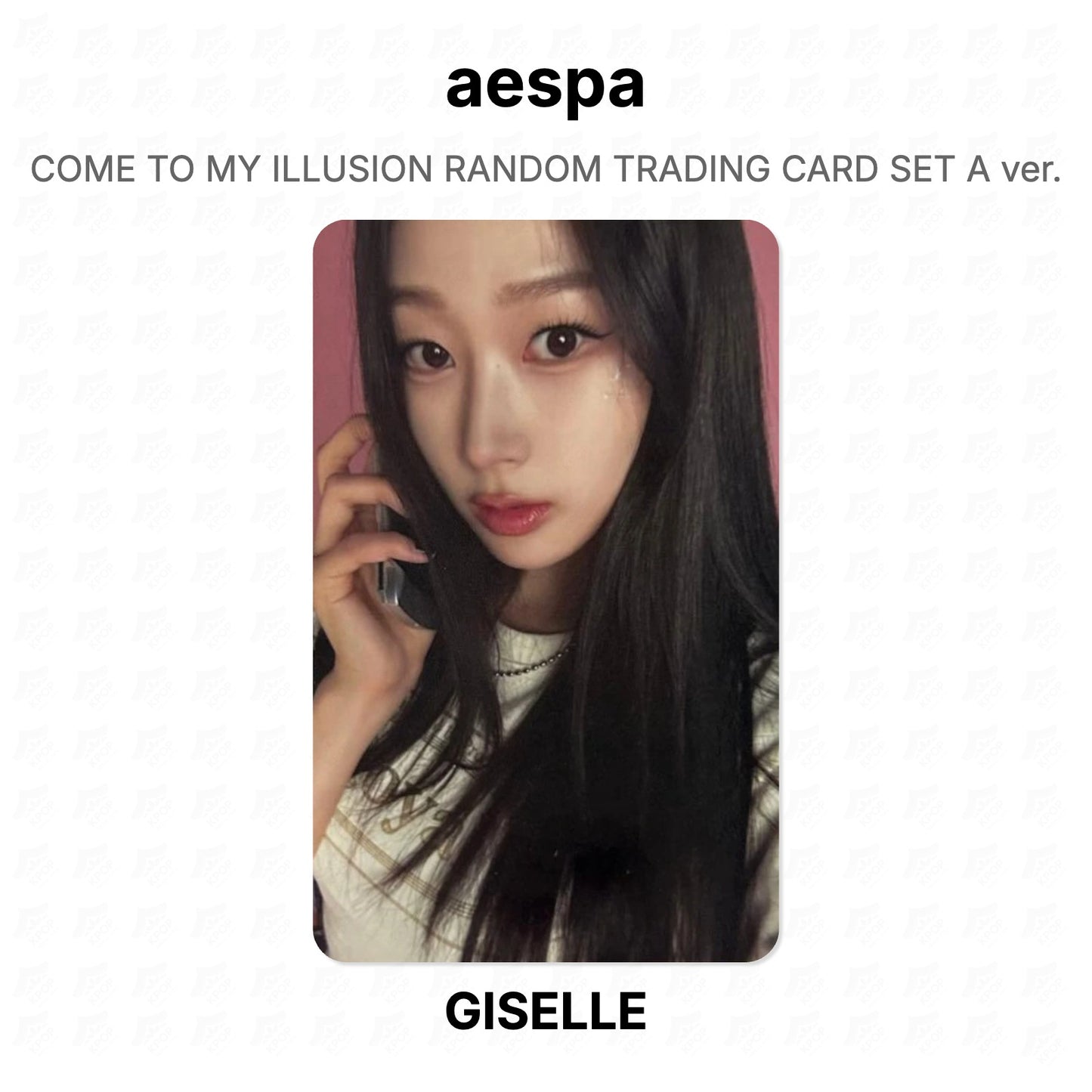 aespa COME TO MY ILLUSION RANDOM TRADING CARD SET A ver. Official Photocard