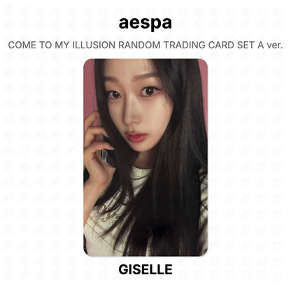 aespa COME TO MY ILLUSION RANDOM TRADING CARD SET A ver. Official Photocard