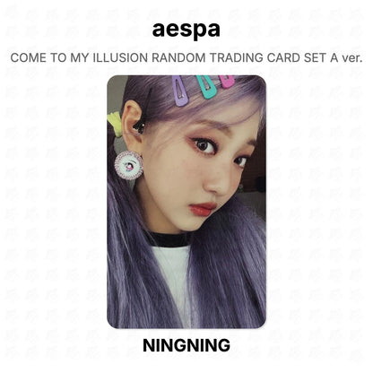 aespa COME TO MY ILLUSION RANDOM TRADING CARD SET A ver. Official Photocard