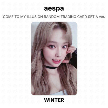 aespa COME TO MY ILLUSION RANDOM TRADING CARD SET A ver. Official Photocard