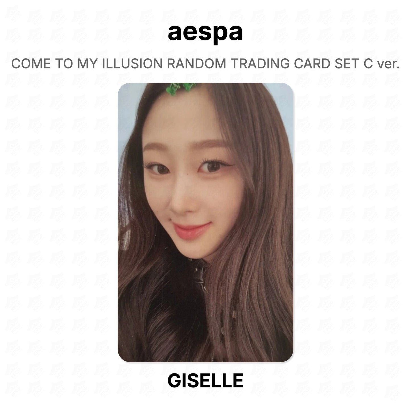 aespa COME TO MY ILLUSION RANDOM TRADING CARD SET C ver. Official Photocard