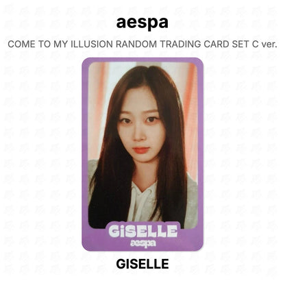 aespa COME TO MY ILLUSION RANDOM TRADING CARD SET C ver. Official Photocard