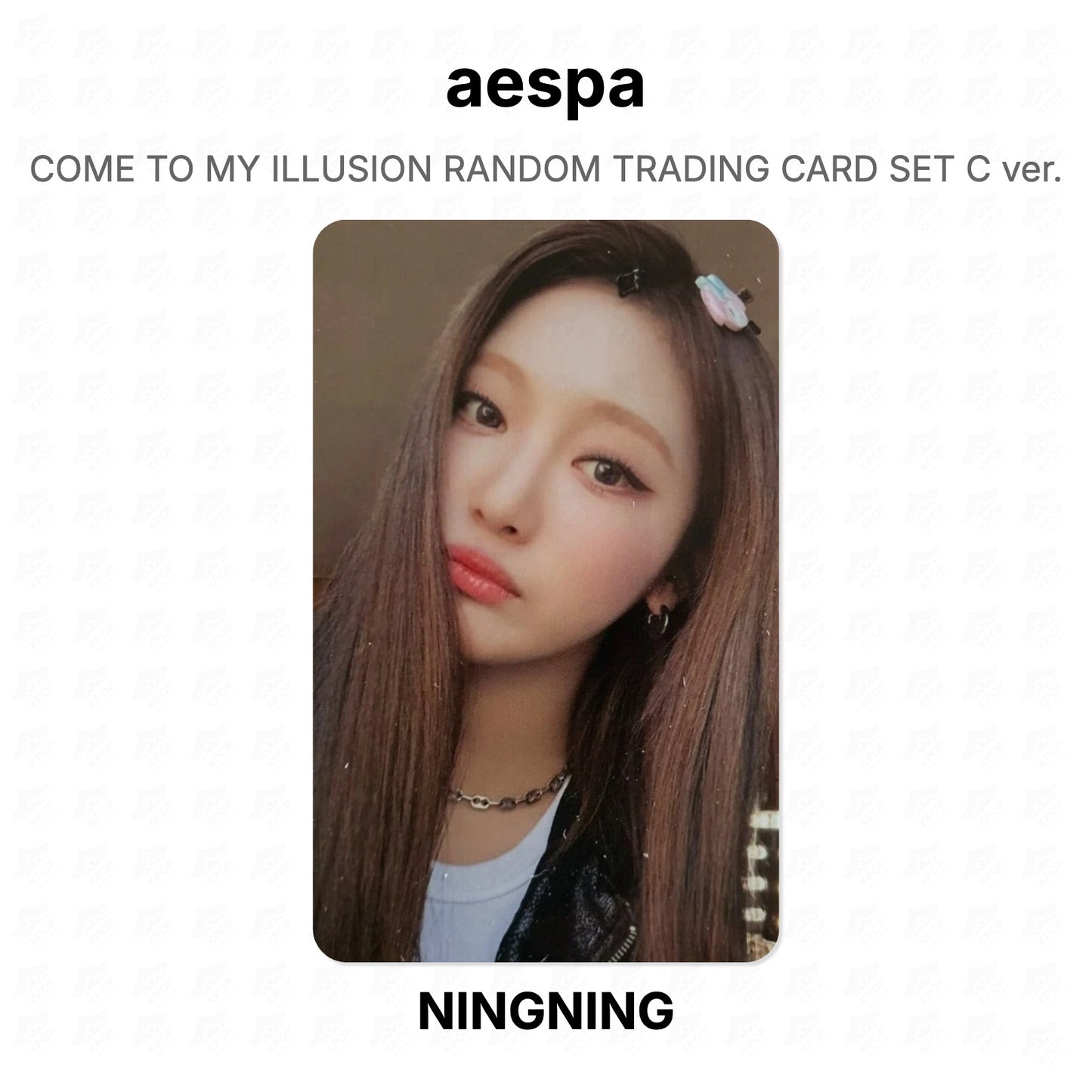 aespa COME TO MY ILLUSION RANDOM TRADING CARD SET C ver. Official Photocard