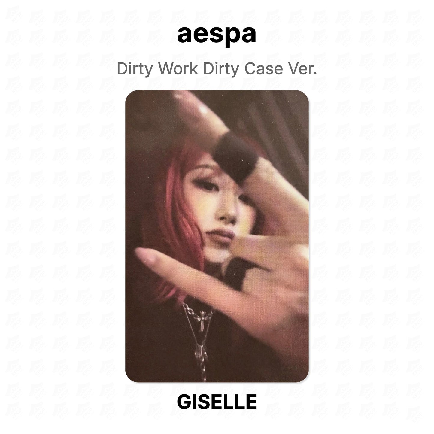 aespa Dirty Work Dirty Case Ver. Official Photocard