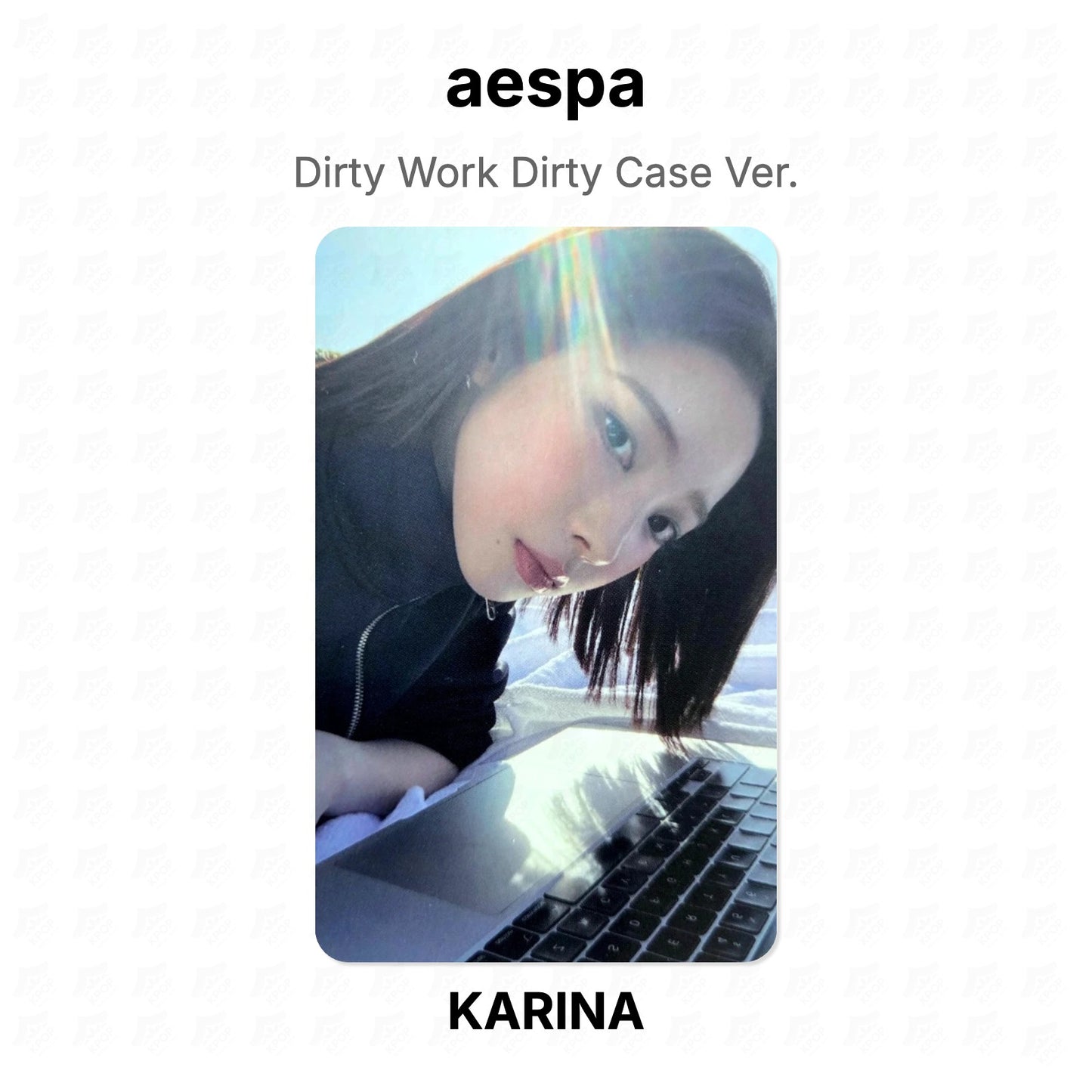 aespa Dirty Work Dirty Case Ver. Official Photocard