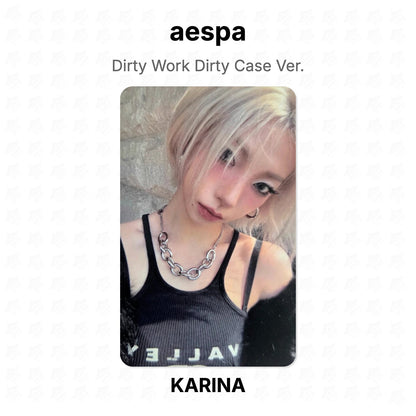 aespa Dirty Work Dirty Case Ver. Official Photocard