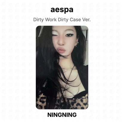 aespa Dirty Work Dirty Case Ver. Official Photocard