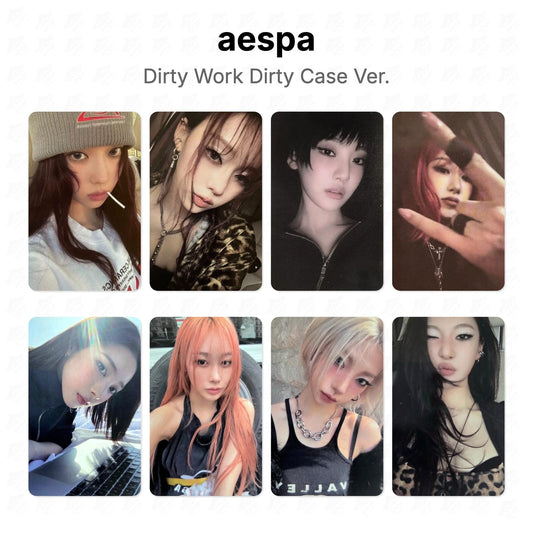 aespa Dirty Work Dirty Case Ver. Official Photocard