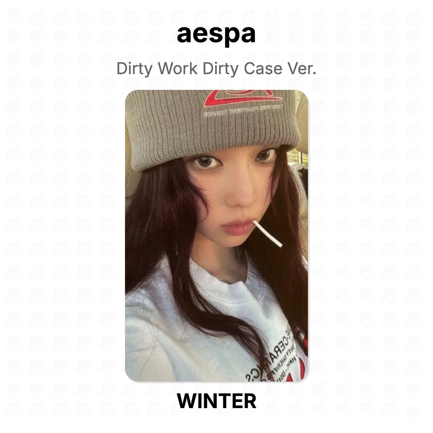 aespa Dirty Work Dirty Case Ver. Official Photocard