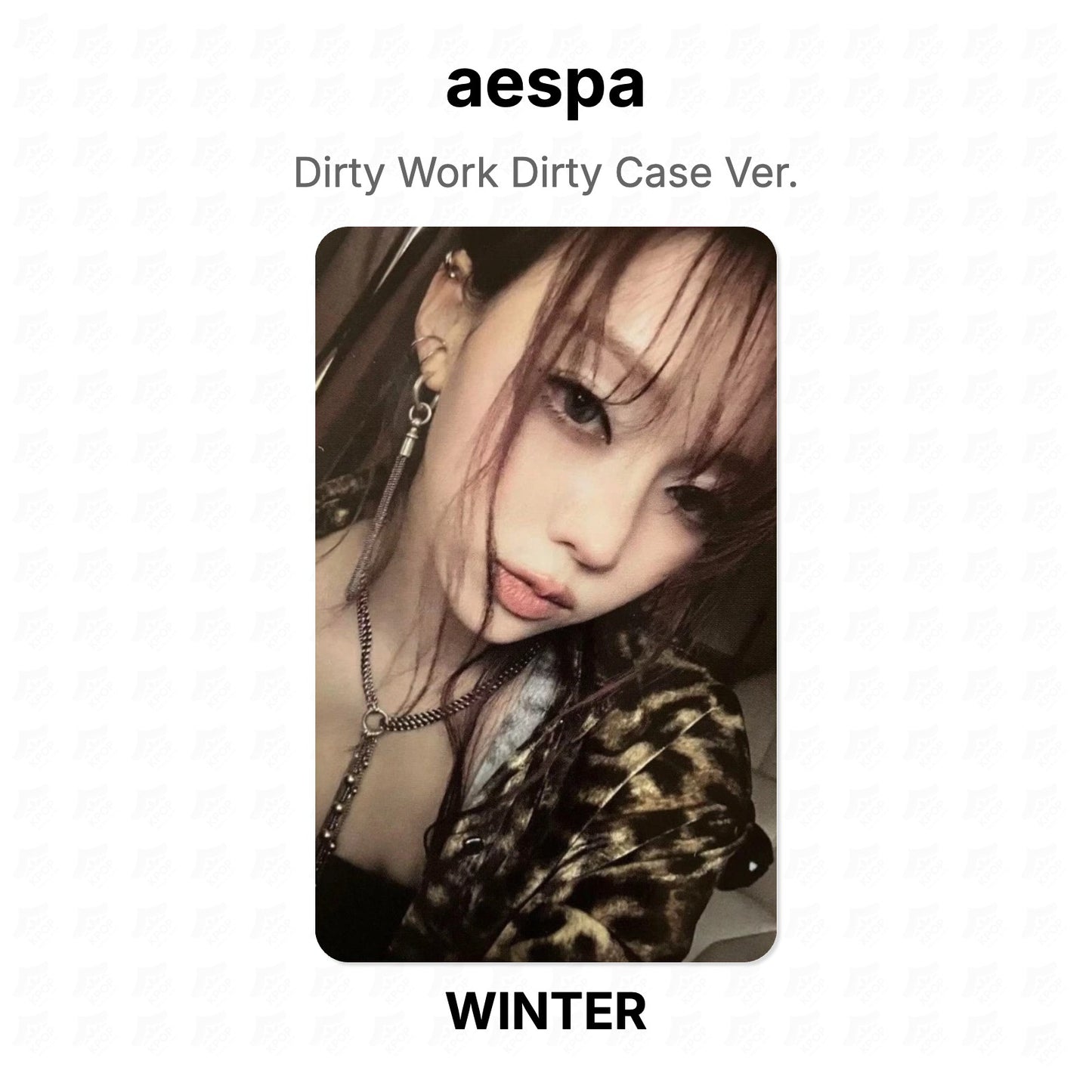 aespa Dirty Work Dirty Case Ver. Official Photocard