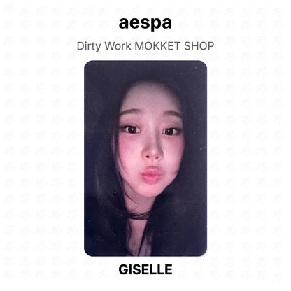 aespa Dirty Work MOKKET SHOP Official Photocard