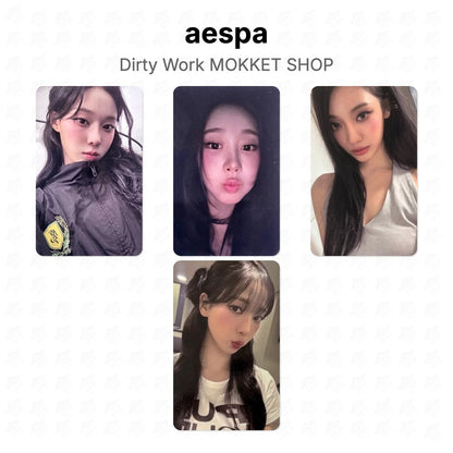 aespa Dirty Work MOKKET SHOP Official Photocard