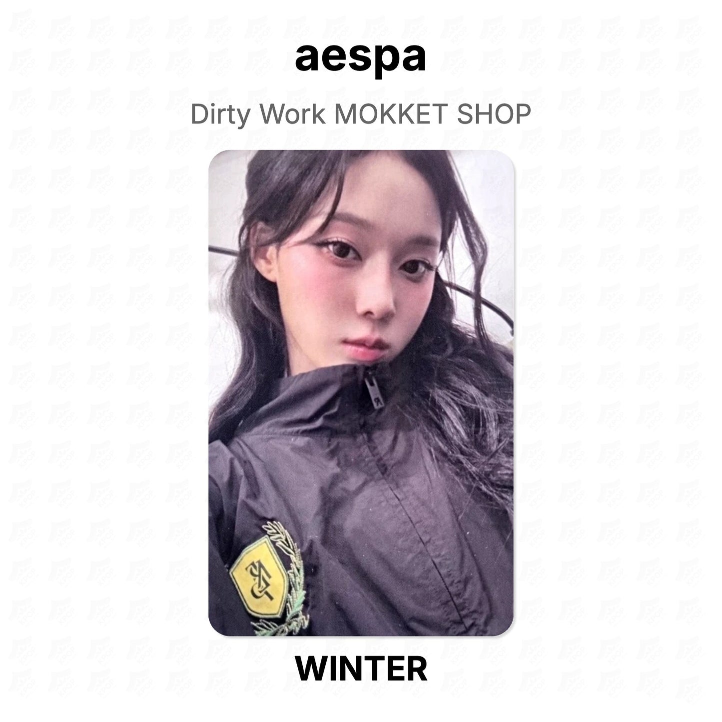 aespa Dirty Work MOKKET SHOP Official Photocard