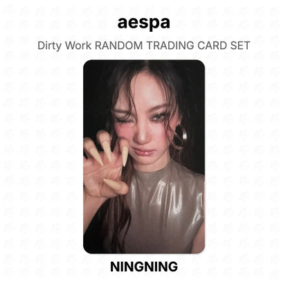 aespa Dirty Work RANDOM TRADING CARD SET Official Photocard