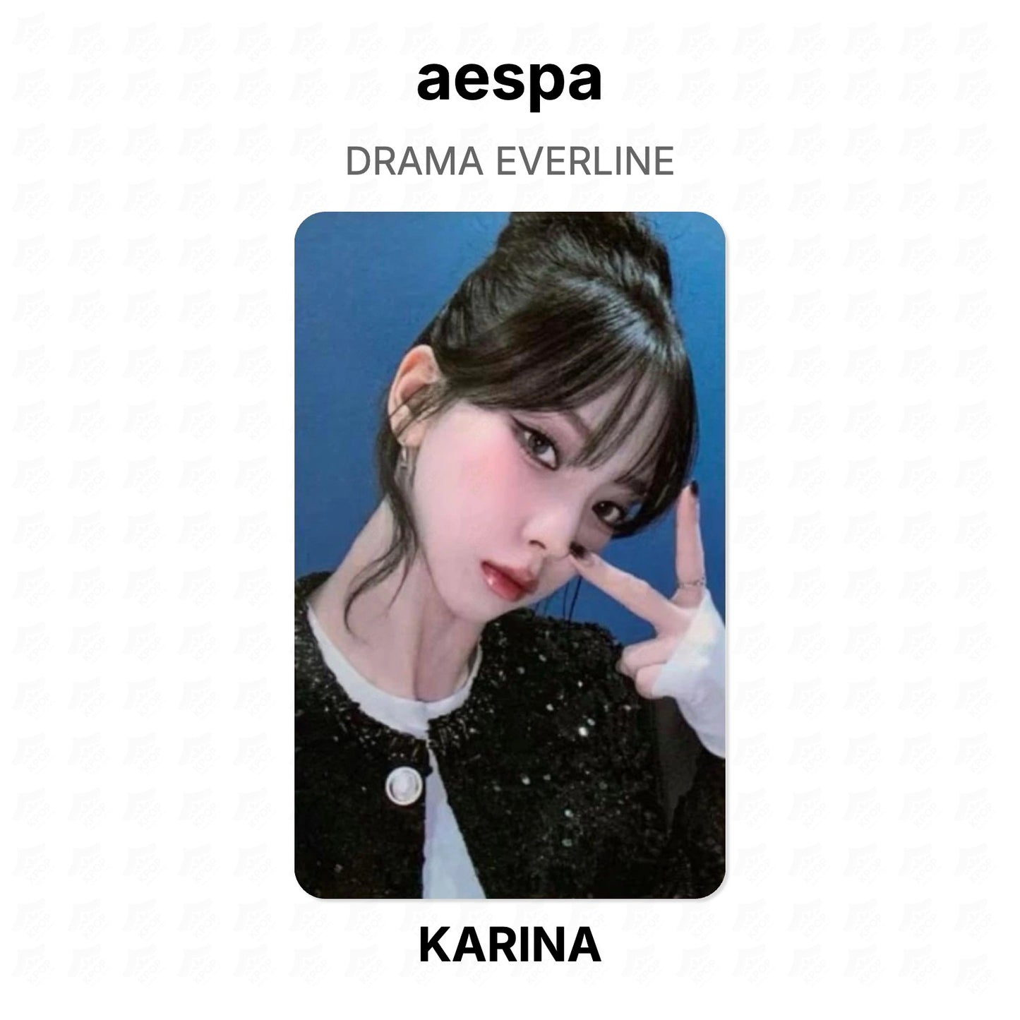 aespa DRAMA EVERLINE Official Photocard