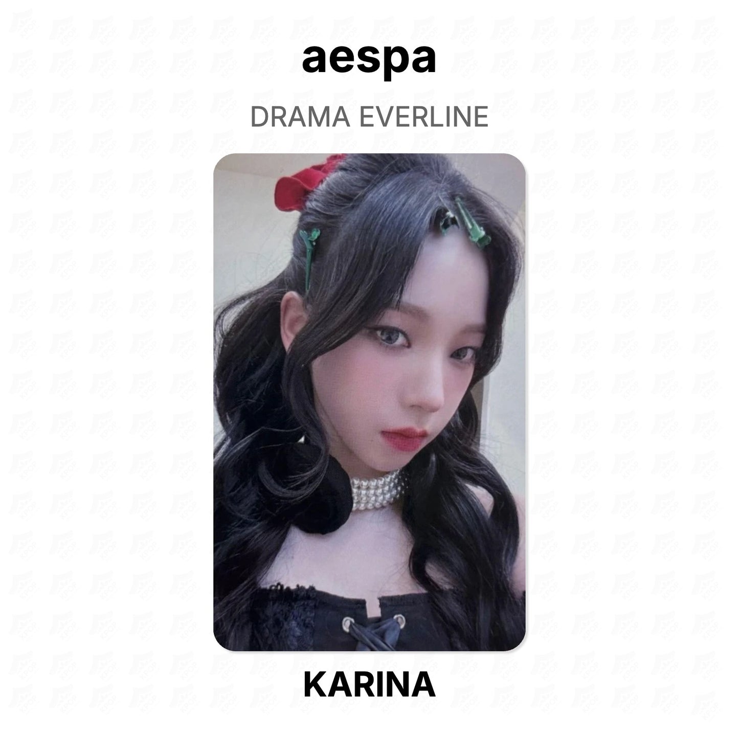 aespa DRAMA EVERLINE Official Photocard