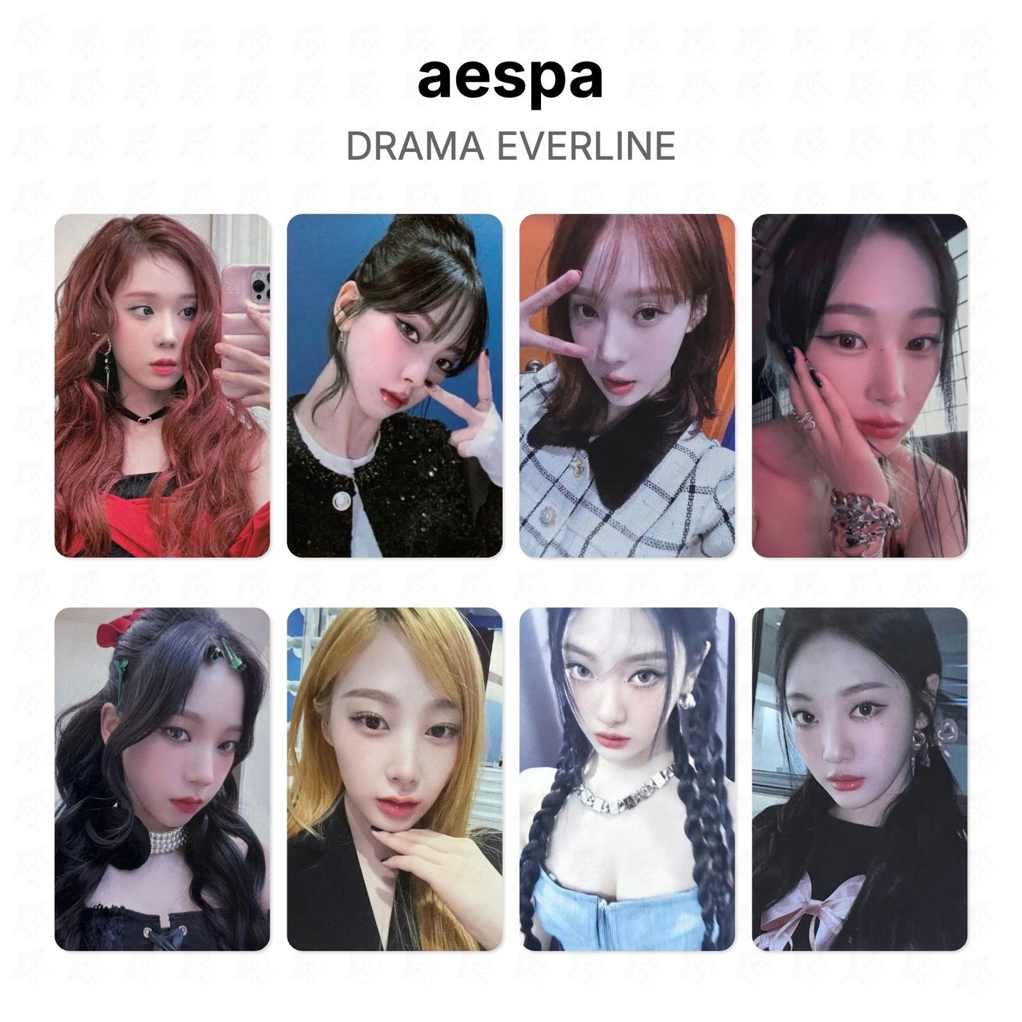 aespa DRAMA EVERLINE Official Photocard