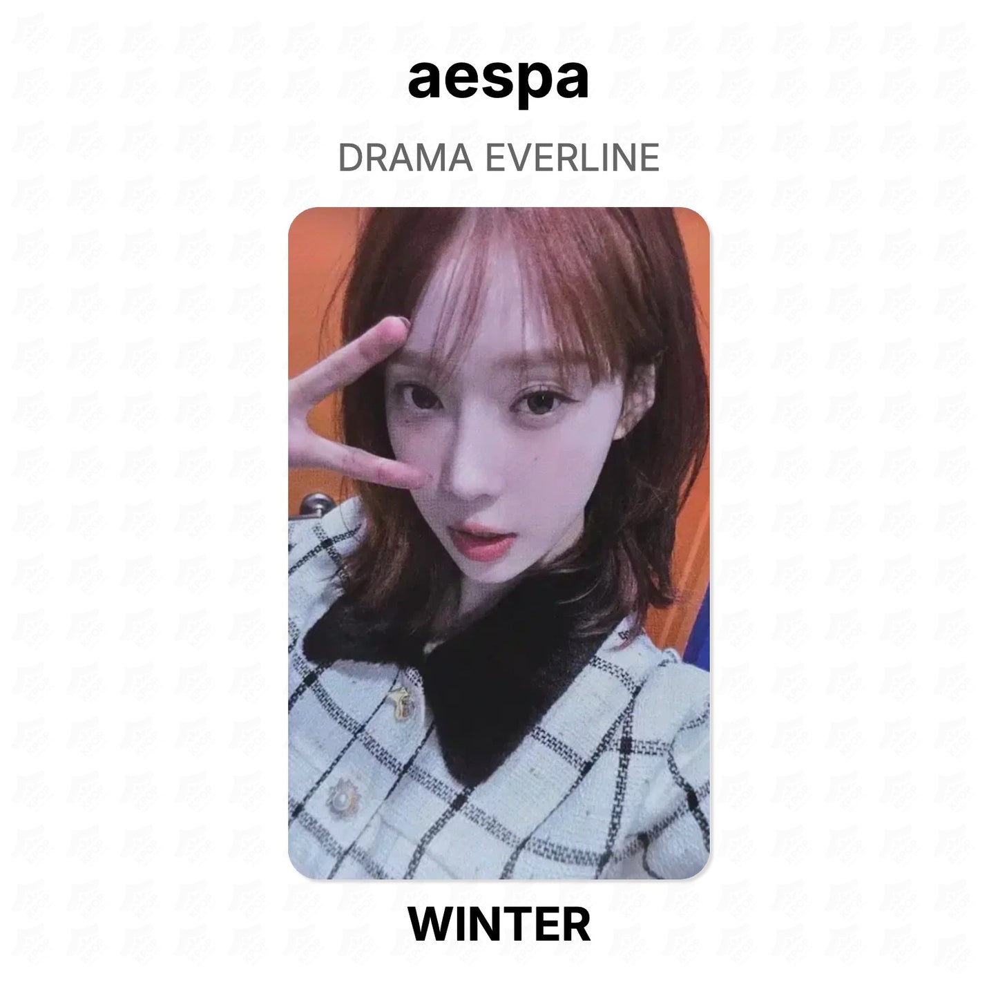 aespa DRAMA EVERLINE Official Photocard