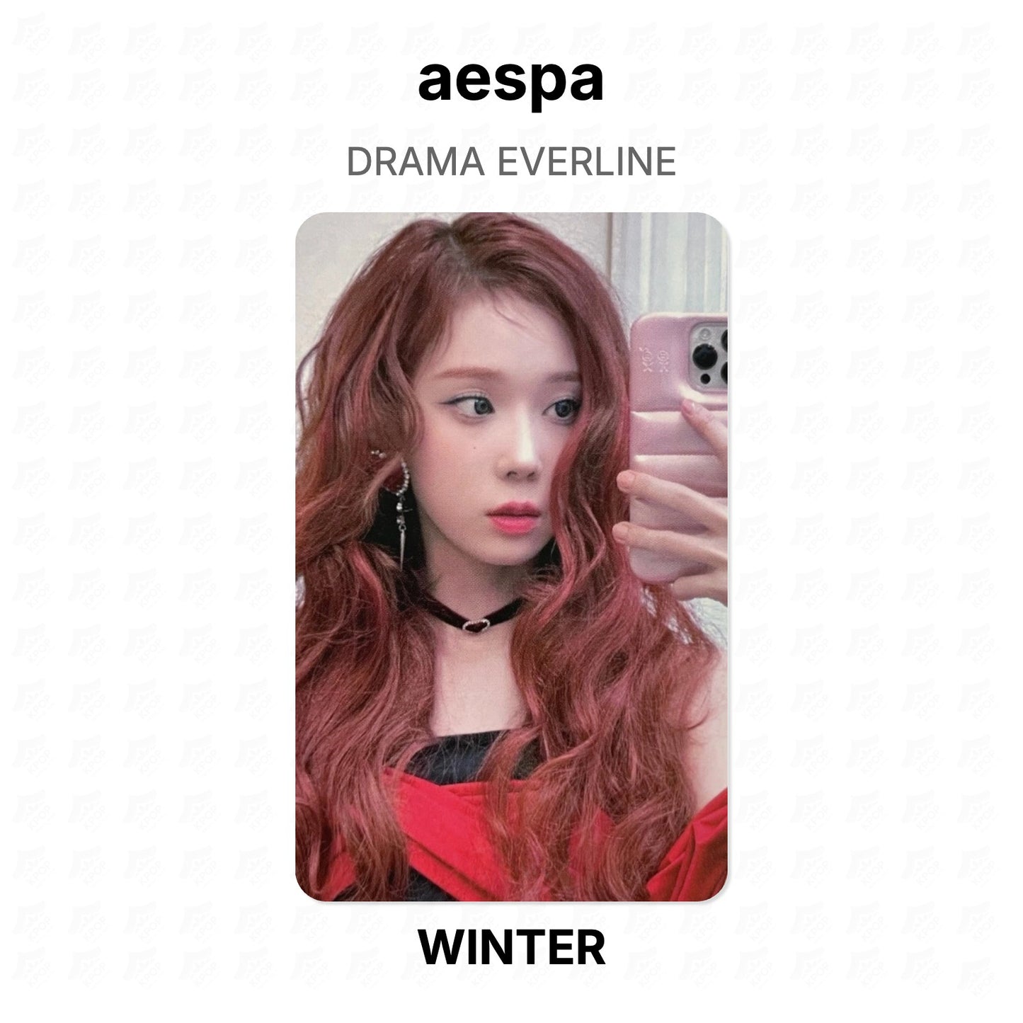 aespa DRAMA EVERLINE Official Photocard