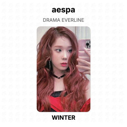 aespa DRAMA EVERLINE Official Photocard
