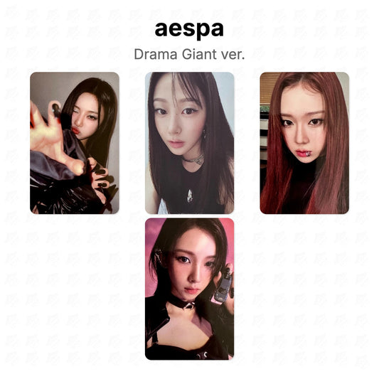 aespa Drama Giant ver. Official Photocard